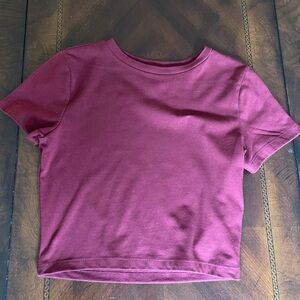 Wild Fable Dark Red Cropped Baby T-shirt Size XS